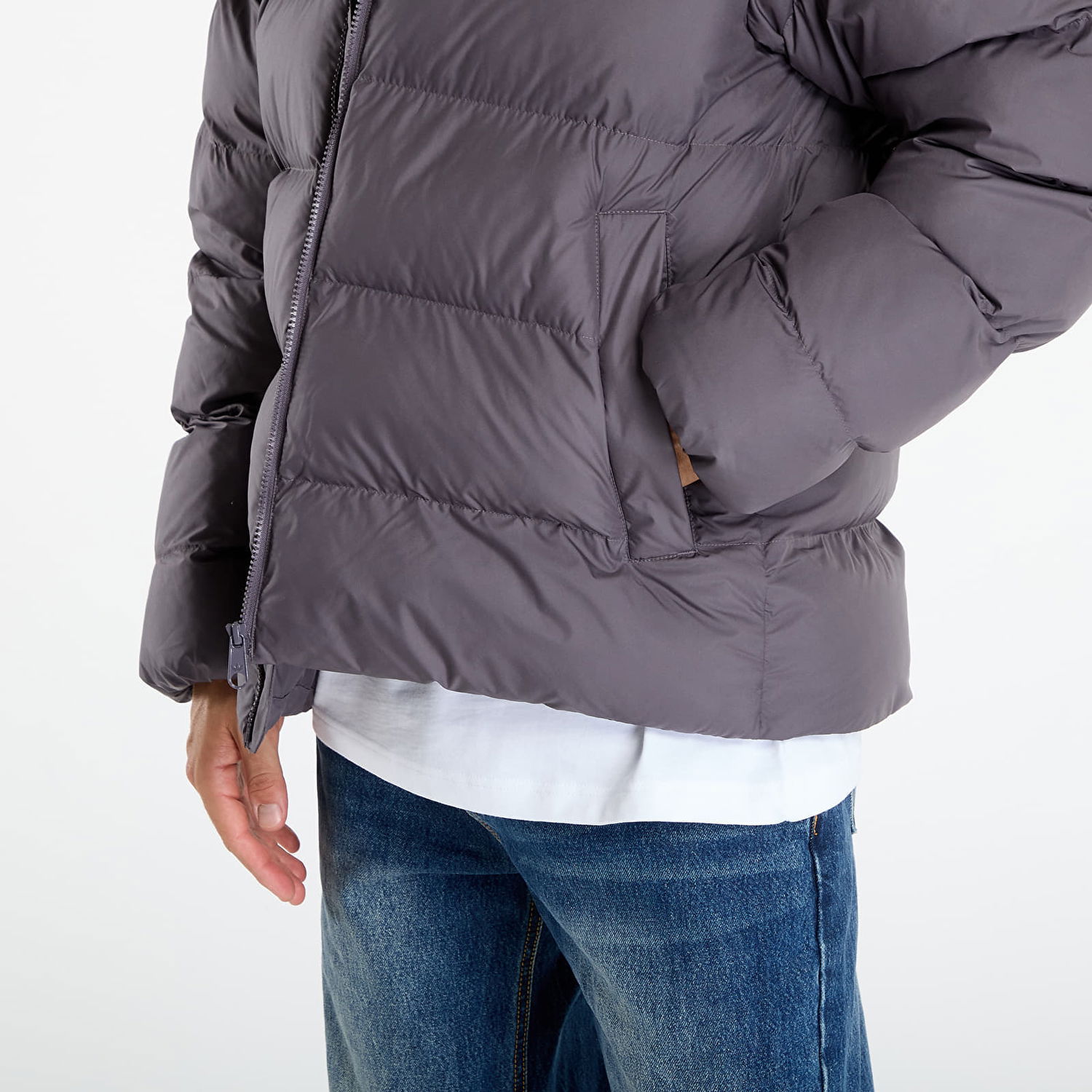 Puffer jakke adidas Performance Hooded Puffer Jacket Grå | JX4122, 1