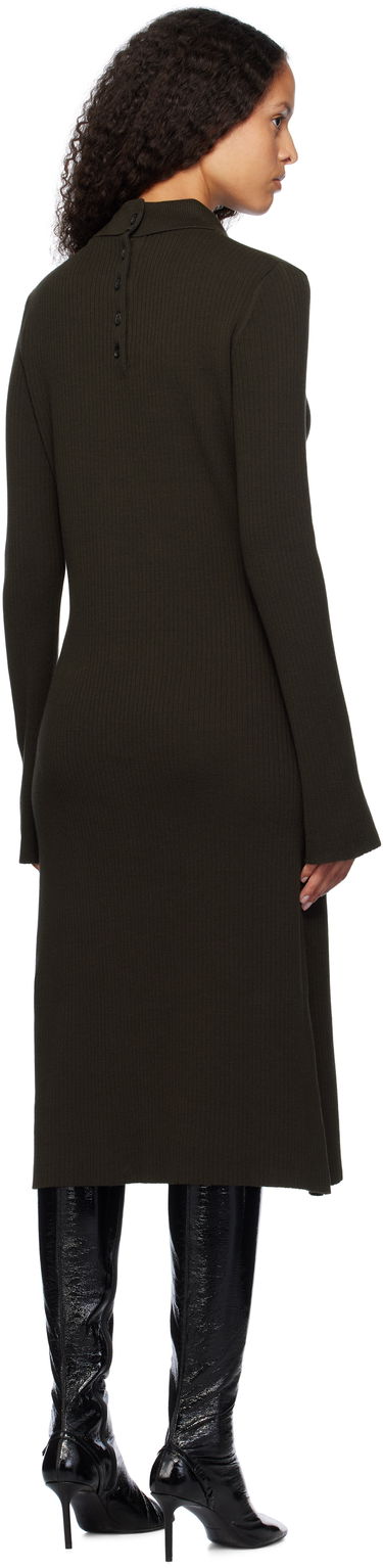 Sweater Courrèges Courrèges Midi Polo Dress Grøn | 324MRO468FI0049, 2