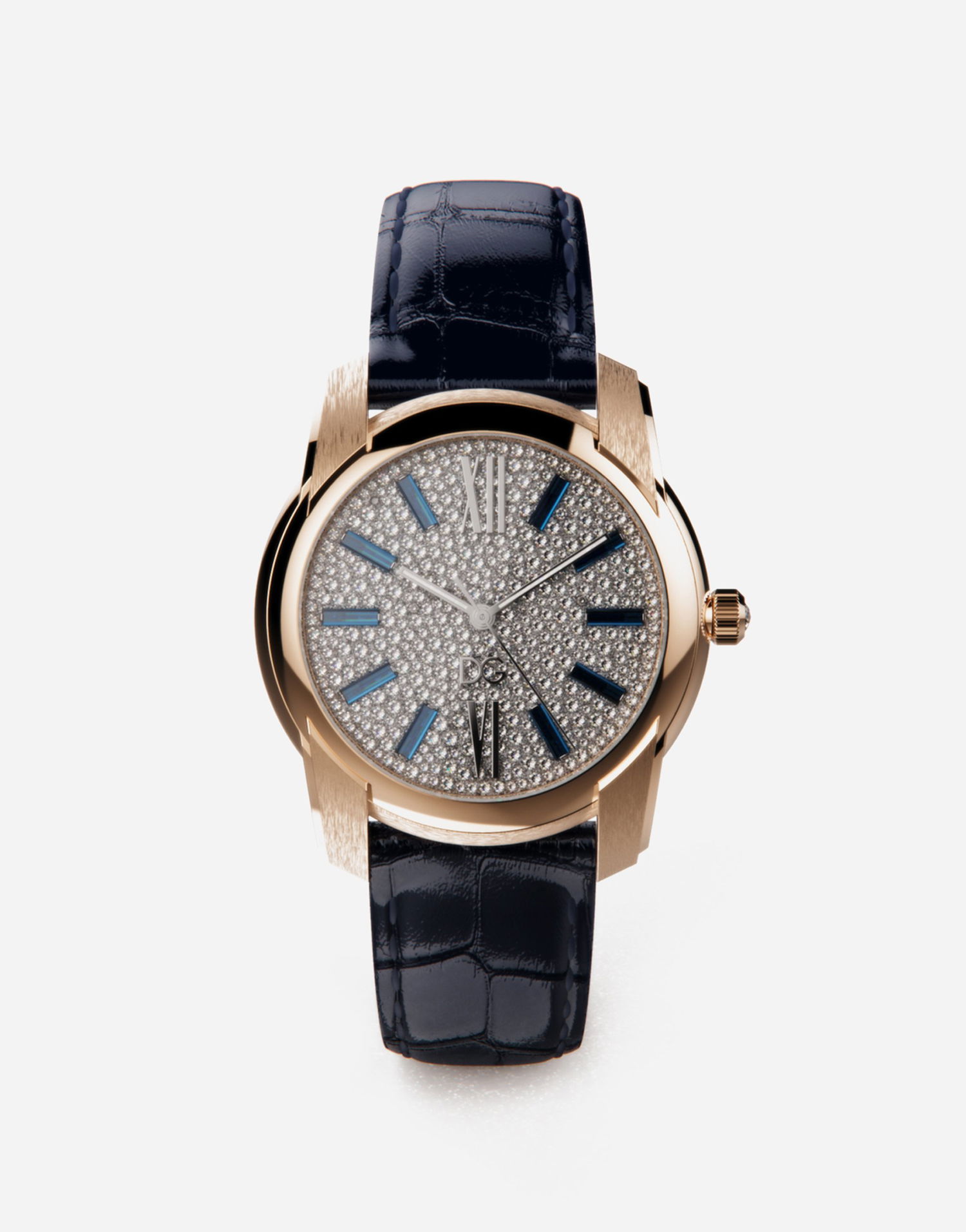 Ur Dolce & Gabbana Dolce & Gabbana Watch With Diamond Pavé Blå | WWJE1GX5IDAB0321, 0