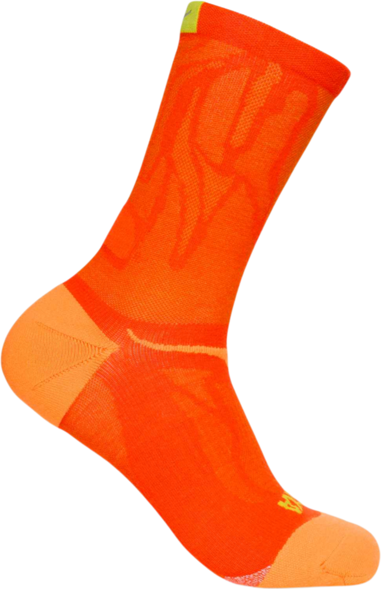 Sokker Hoka One One Hoka Clifton Crew Run Socks Orange | 1164333-lva