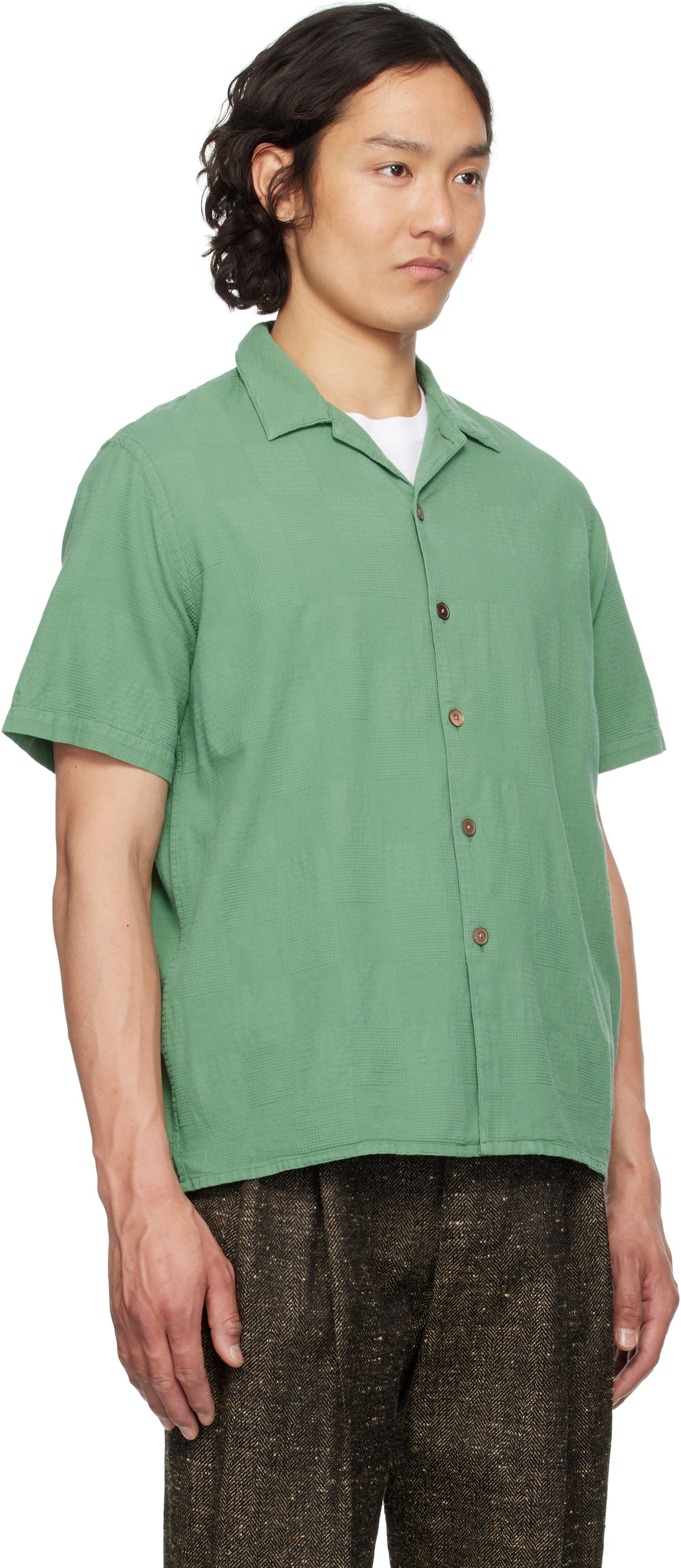 Skjorte Paul Smith PS Paul Smith Casual Fit Shirt Grøn | M2R-695U-P22251-31, 1