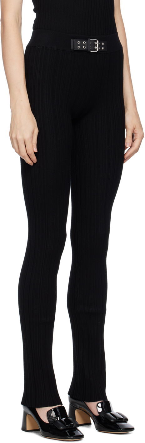 Bukser Moschino Jeans Buckle Detail Trousers Sort | 380 8711, 1