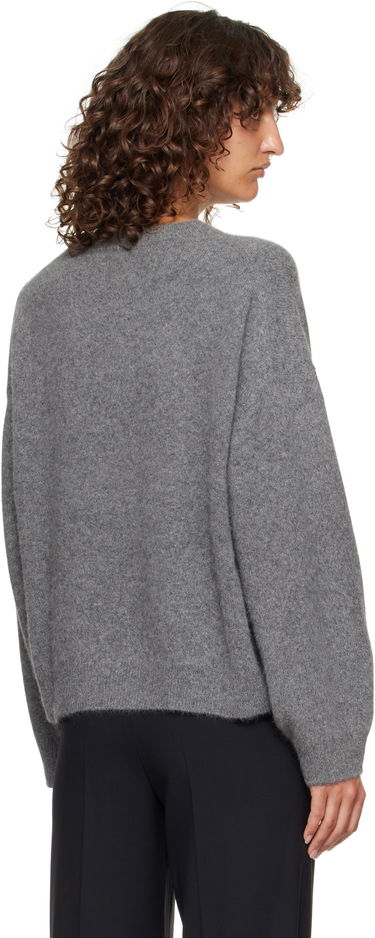 Sweater Loulou de Saison Loulou de Saison Tristan Yak Blend Sweater Grå | TRISTAN, 2