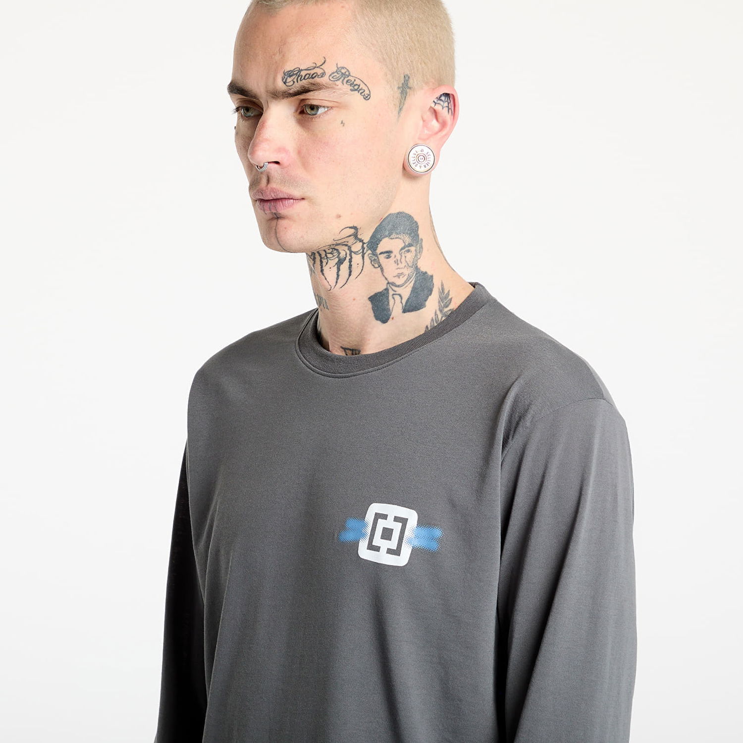 T-shirt Horsefeathers Horsefeathers Fury Long Sleeve Bike Jersey Grå | SM1273M, 1