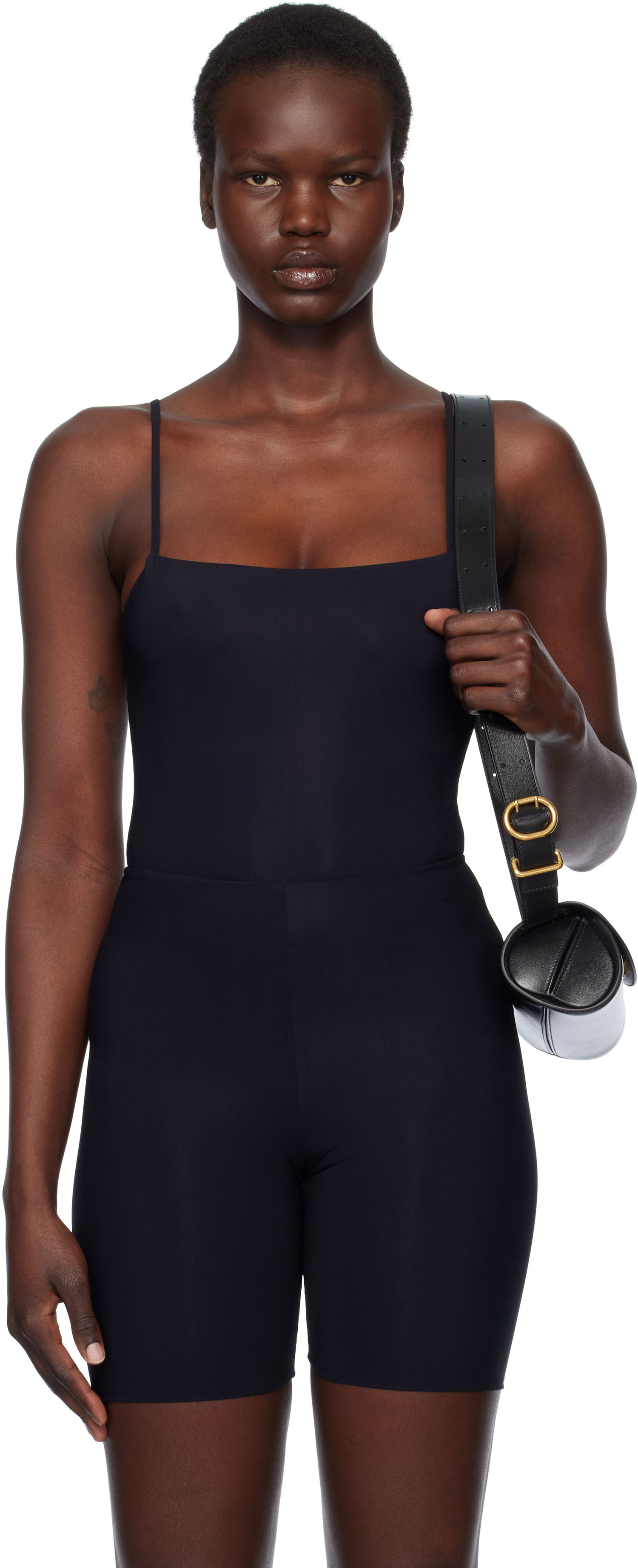Krop Jil Sander Jil Sander Jersey Bodysuit Sort | J01NC0022_J70026, 0