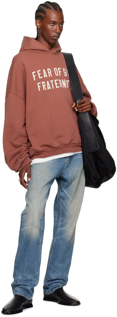 Sweatshirt Fear of God Heavyweight Fraternity Hoodie Bourgogne | 192BT244816F, 4