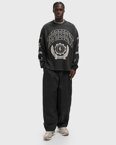 T-shirt Represent Clo Collegiate Arch Legacy Crest Long Sleeve T-Shirt Sort | MLM100371-04, 1