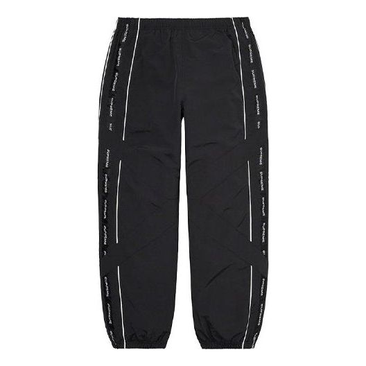 Joggingbukser Supreme Cross Paneled Track Pants Sort | SUP-SS21-588