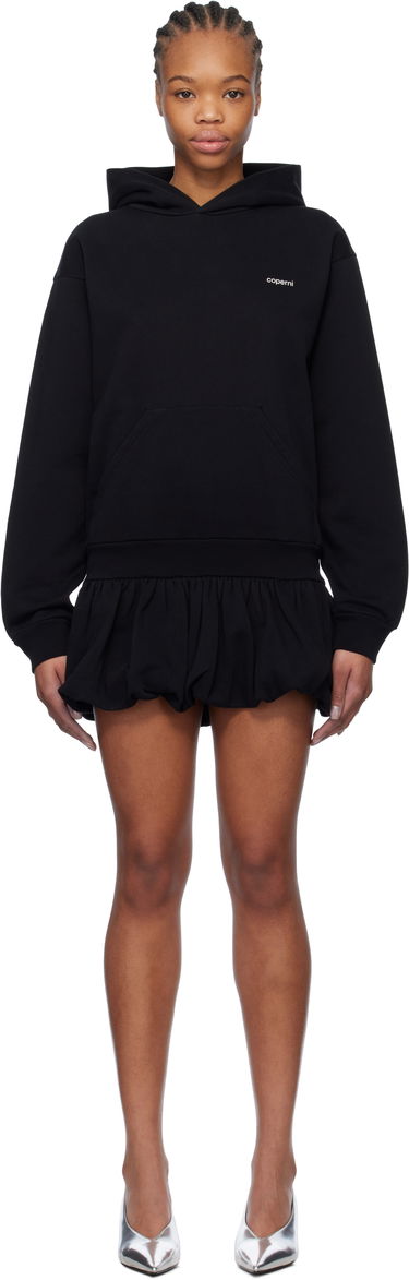 Sweatshirt Coperni Coperni Basque Logo Hoodie Minidress Sort | COPJS119F5010, 0
