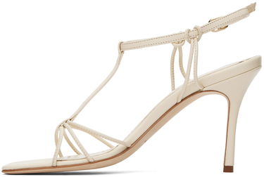 Tilbehør Manolo Blahnik Manolo Blahnik Tabarekhi Heeled Sandals Beige | 224-1744, 2