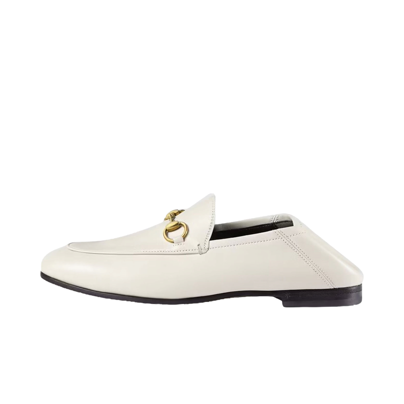 Sneakers og sko Gucci Horsebit Slip On Loafer 'White' Leather Hvid | _414998 DLC00 9022