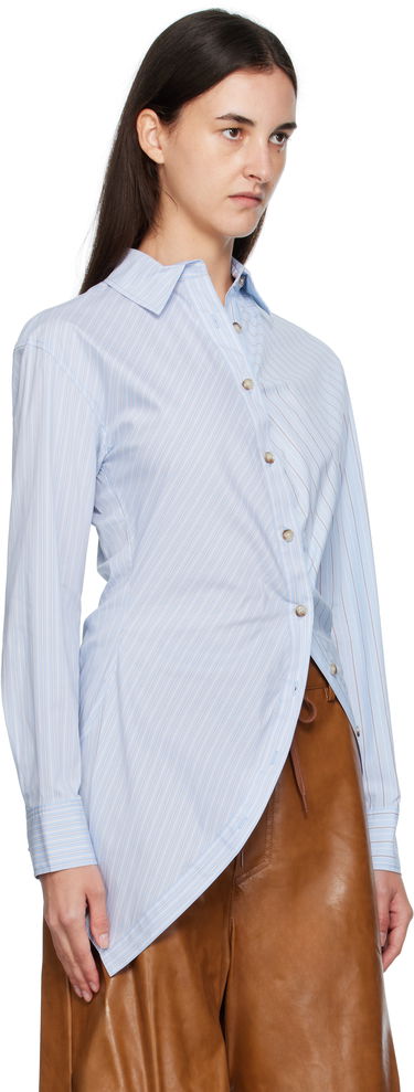 Skjorte Andersson Bell Andersson Bell Twist Check Shirt Blå | atb1362w, 1