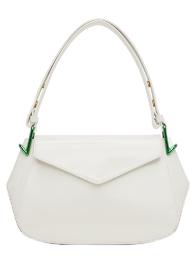 Skuldertaske Bottega Veneta Toyin Shoulder Bag Hvid | 701044 V1C30