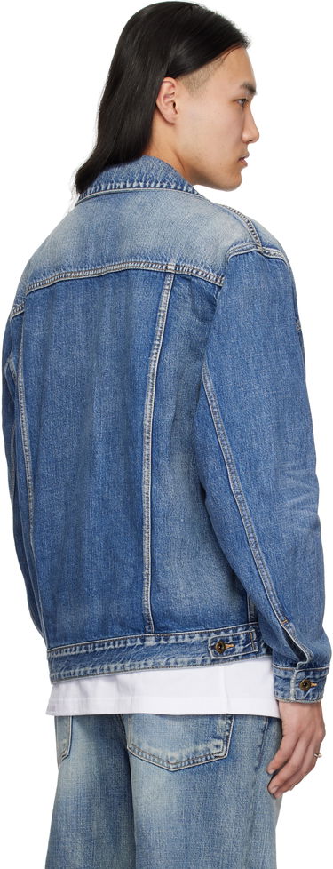 Jakke We11done We11done Washed Denim Jacket Blå | WD-DJ0-25-313-U-BL, 2