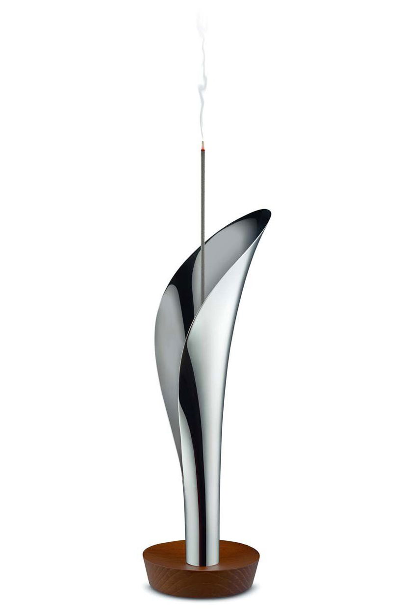 Home decor Alessi Lily Incense Burner Metalisk | MW71