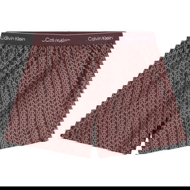 Boksere CALVIN KLEIN Cotton Poplin Trad Boxer Short Bourgogne | LV00NM28312UO, 0