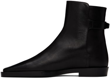 Sneakers og sko TOTEME 'The Belted' Ankle Boots Sort | 241-WAS1006-LE0035, 2
