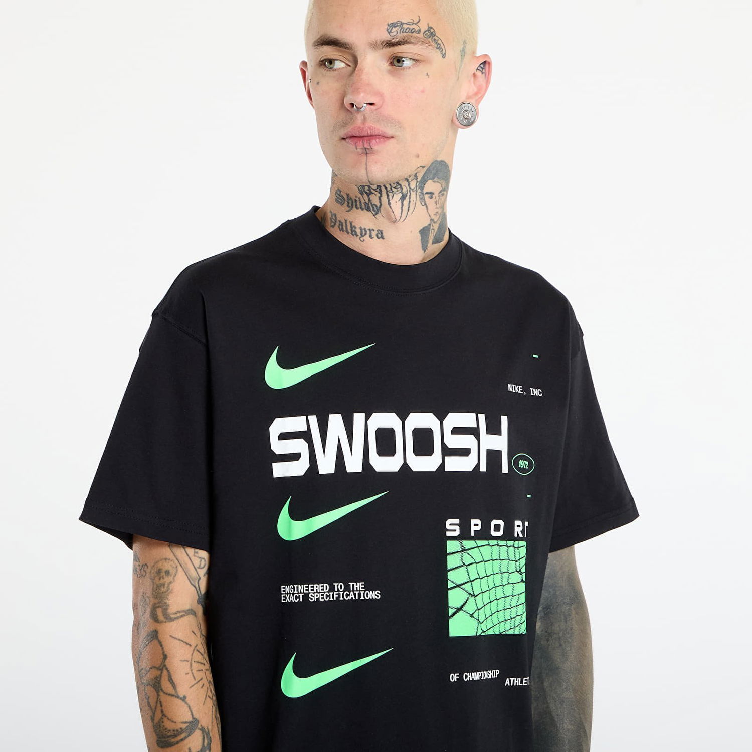 T-shirt Nike Sportswear Max90 Swoosh Sport Graphic T-Shirt Sort | HV0162-010, 1