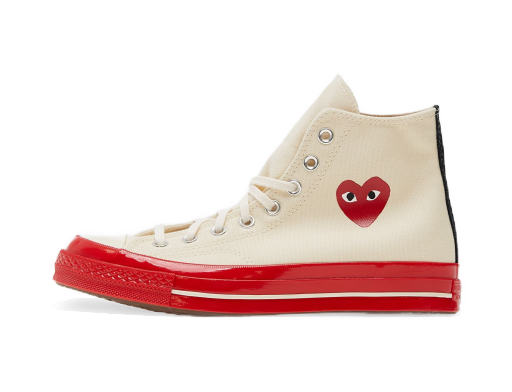 Sneakers og sko Converse COMME des GARÇONS x Chuck Taylor All-Star 70 Hi Beige | A01794C