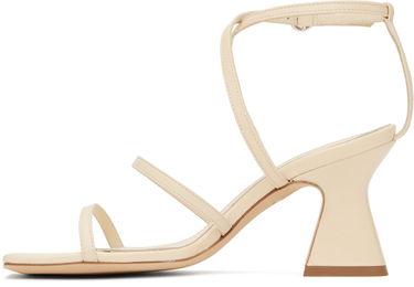 Tilbehør Aeyde Aeyde Edda Leather Heeled Sandals Beige | A11-HS-HLMS75CH152-SS25-100-007, 2