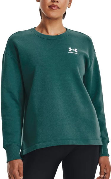 Sweatshirt Under Armour Rival Fleece Sweatshirt Grøn | 1369423-722, 0