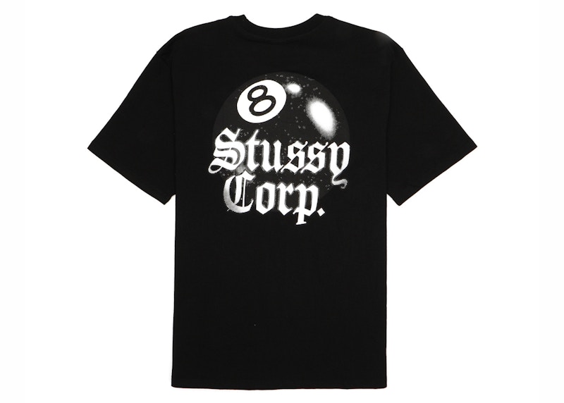 T-shirt Stüssy Stussy Corp. Graphic T-Shirt Sort | 1904868_BLAC, 0