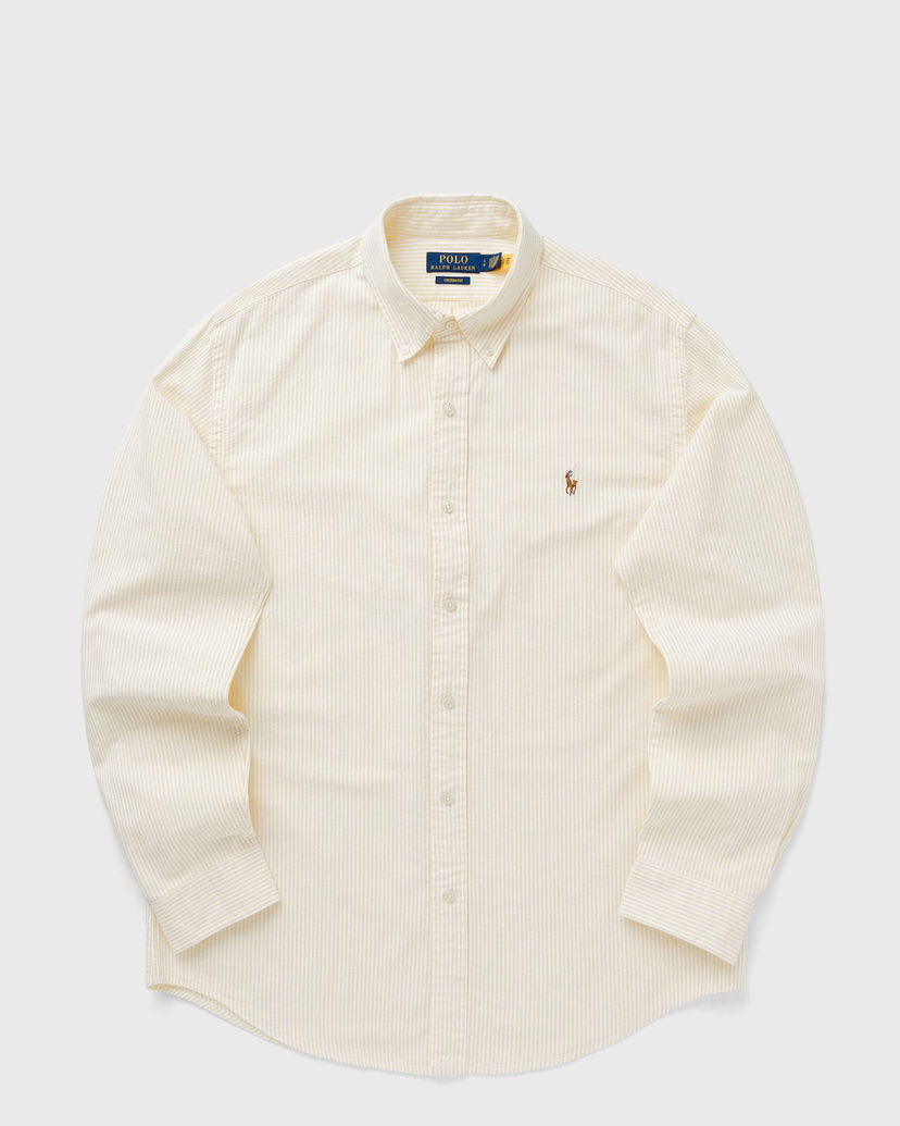 Skjorte Polo by Ralph Lauren Polo Ralph Lauren Striped Custom Fit Sport Shirt Gul | 710953704004