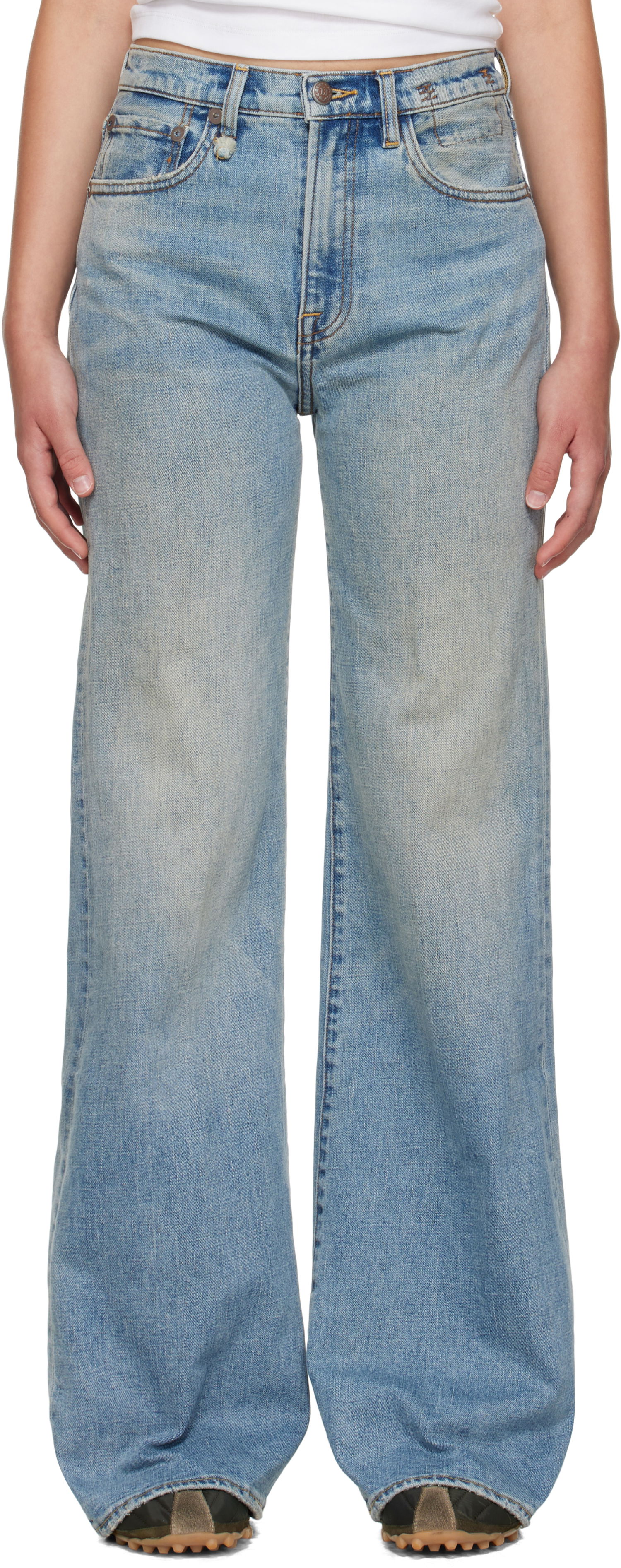 Jeans R13 R13 Straight Leg Jeans Blå | R13WD188-D247A, 0