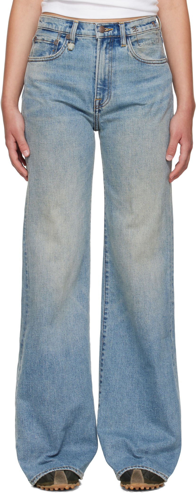 Jeans R13 R13 Straight Leg Jeans Blå | R13WD188-D247A