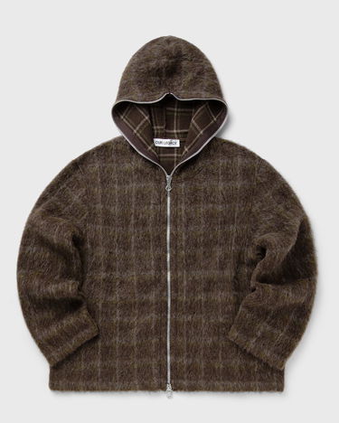 Sweatshirt OUR LEGACY Our Legacy Mohair Zip Hoodie Brun | M4256FD, 1