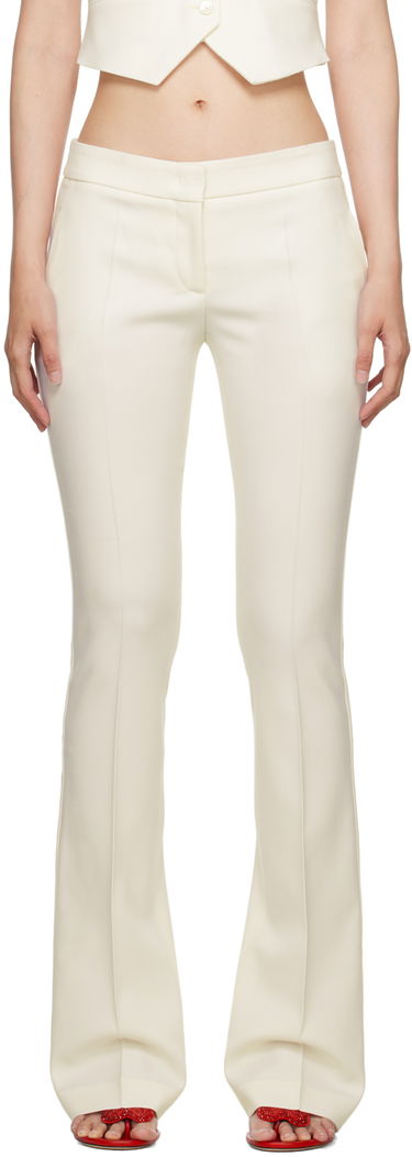 Bukser Blumarine Blumarine Flared Dress Pants Hvid | A322P098A, 0