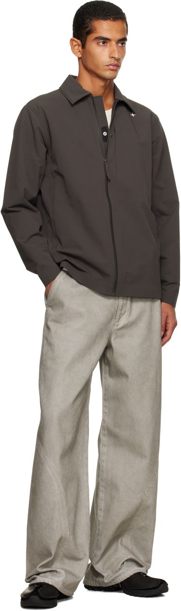 Jakke Stone Island Tela Resinata Jacket Grå | K2S15 1200024 S0G12, 3