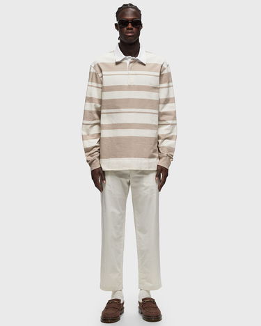 Sweater Officine Générale RYKER POLO STRIPED ORGANIC CO Beige | S24MSWT251, 1