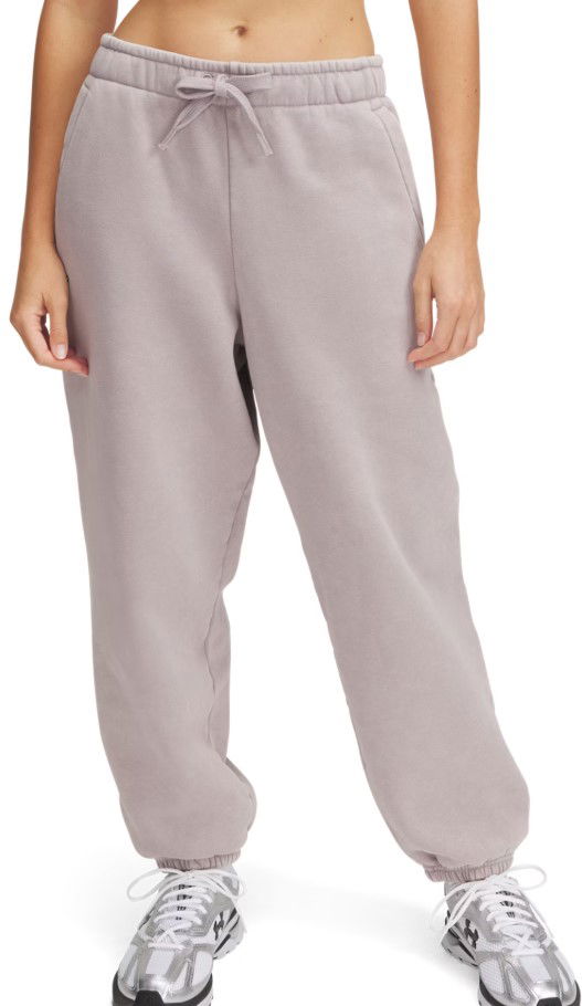 Joggingbukser Under Armour Under Armour Icon Fleece Oversized Pants Lilla | 1386488-015, 0