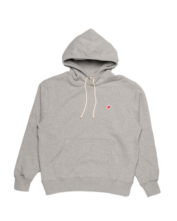 Sweatshirt New Balance Hoodie Made in USA Grå | MT21540_AG, 0