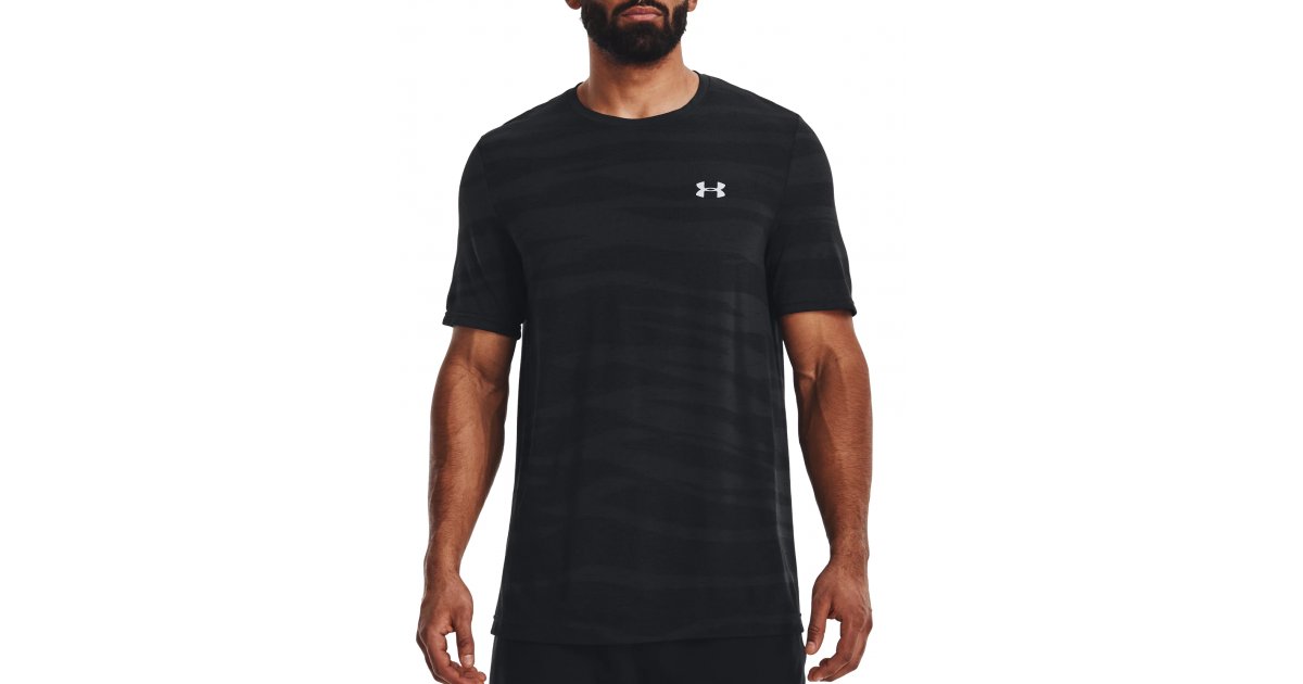 T-shirt Under Armour Seamless Wave Short Sleeve T-Shirt Sort | 1373726-001, 1