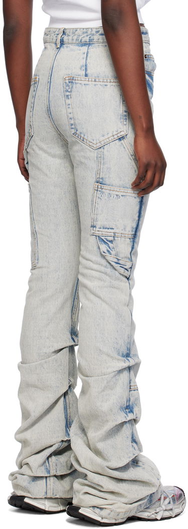 Jeans We11done We11done Wrinkled Denim Jeans Blå | WD-DP0-24-338-W-IC, 2