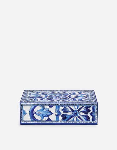 Home decor Dolce & Gabbana Dolce & Gabbana Large Decorated Plexiglass Box Onesize Blå | TCC201TCAMYUB008, 1