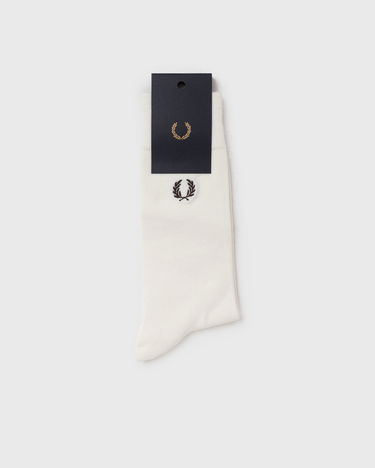 Tøj og tilbehør Fred Perry CLASSIC LAUREL WREATH SOCK Hvid | C7135-560, 0