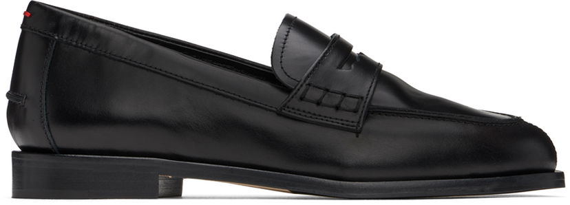 Tøj Aeyde Aeyde Oscar Leather Loafers Sort | A11-FL-OSCD25CH-223-800-001