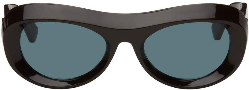 Solbriller Bottega Veneta Scoop Round Acetate Sunglasses Brun | BV1284S