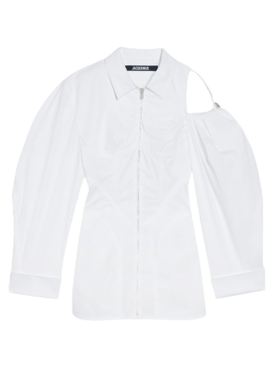 Kjole Jacquemus La Robe Galliga Dress Hvid | 233DR080-1454-100