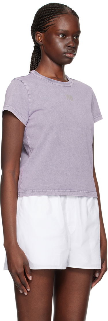 T-shirt Alexander Wang Alexander Wang Faded T-Shirt Lilla | 4CC3221358, 1