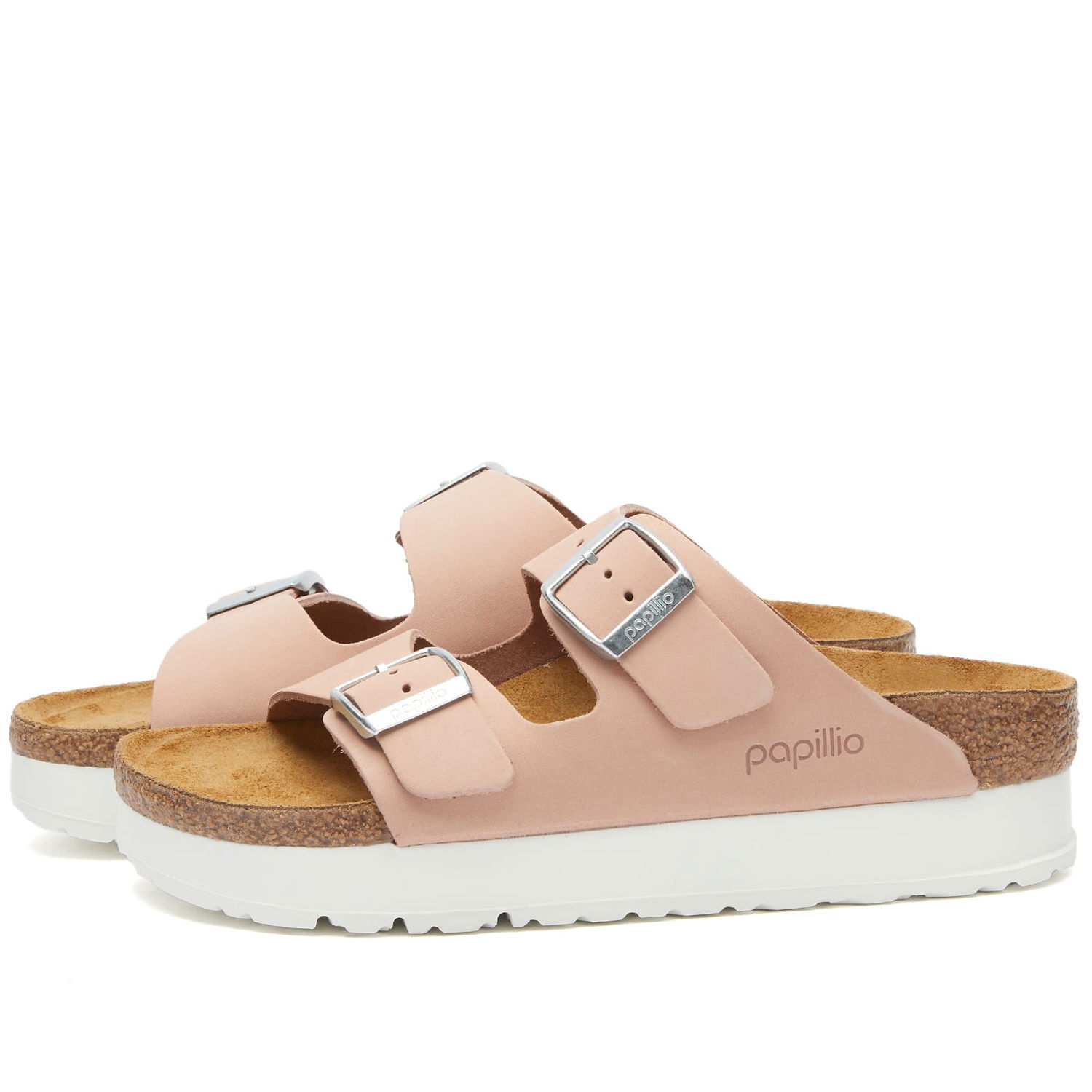 Sneakers og sko Birkenstock Arizona Platform Flex Nubuck Soft Pink Lyserød | 1026894, 0