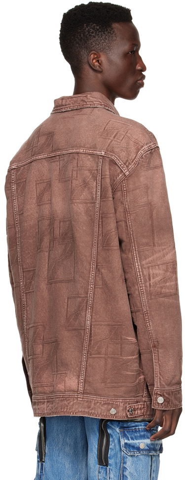 Jakke We11done We11done Denim Trucker Jacket Brun | WD-DJ1-22-366-U-BR, 2