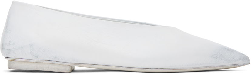 Tøj Marsèll Marsell Ago Ballerina Flats Hvid | MW8160 P034