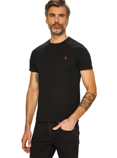 T-shirt Polo by Ralph Lauren Custom Fit Tee Sort | 710680785001