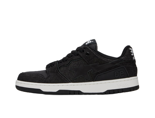 Skateboarding BAPE Sk8 Sta Denim "Black" Sort | 1J20191005