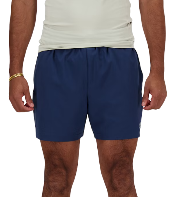 Shorts New Balance Sport Essentials 5" Shorts Mørkeblå | gk23308m-svp