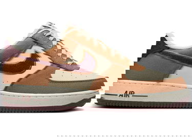 Sneakers og sko Nike Air Force 1 Low '07 LV8 Notebook Doodle Pack Light British Tan Brun | FQ8713-200, 0